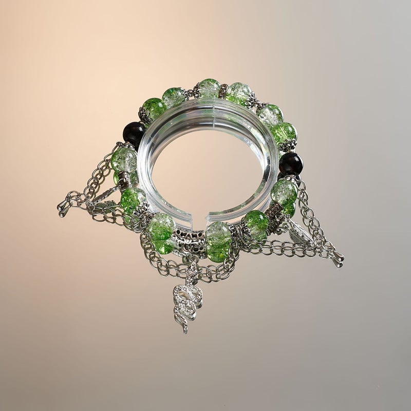 Xiaohongshu'S Popular Gradient Glass Butterfly Bracelet, High-End Super Fairy Bow Bracelet, Niche Design For Besties - Image 3